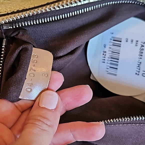 NWT CHLOÉ Elvire Cinkled Gold Leaf Leather Handbag - Picture 2 of 14